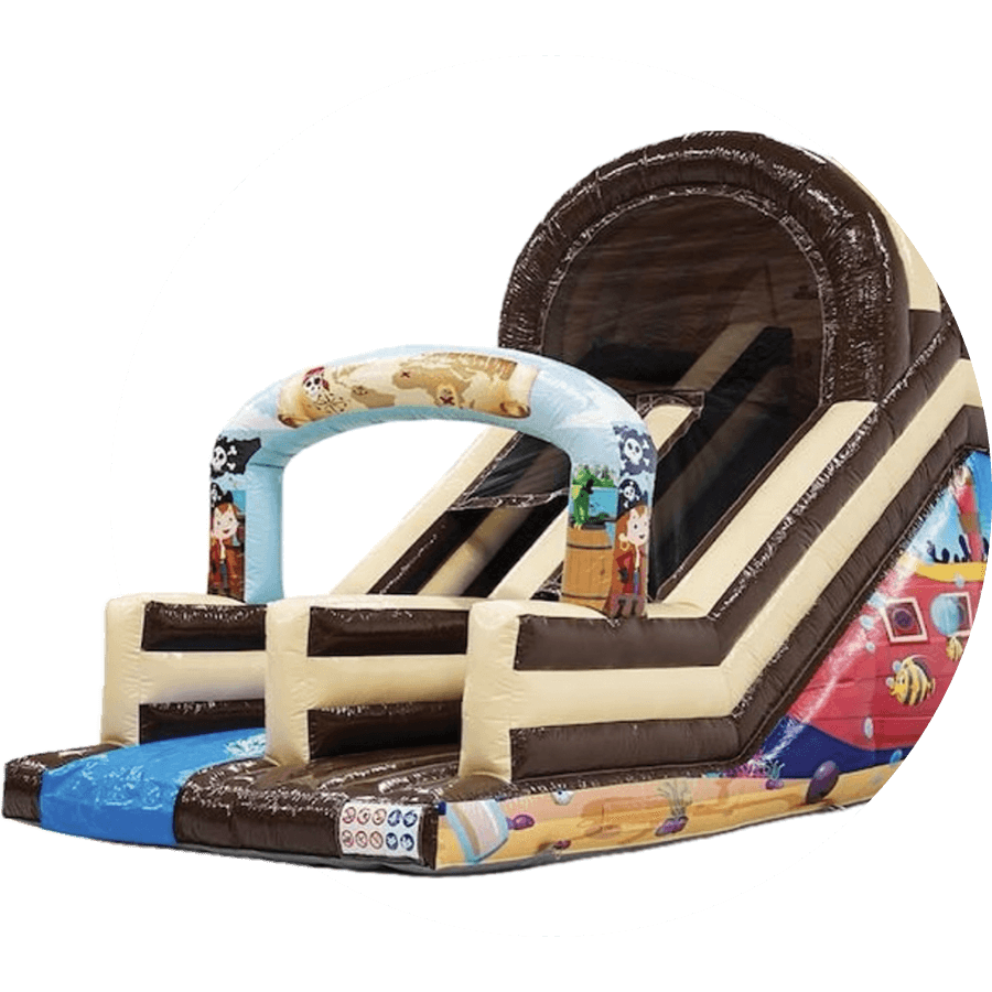 Skákací hrad - Skluzavka Pirát